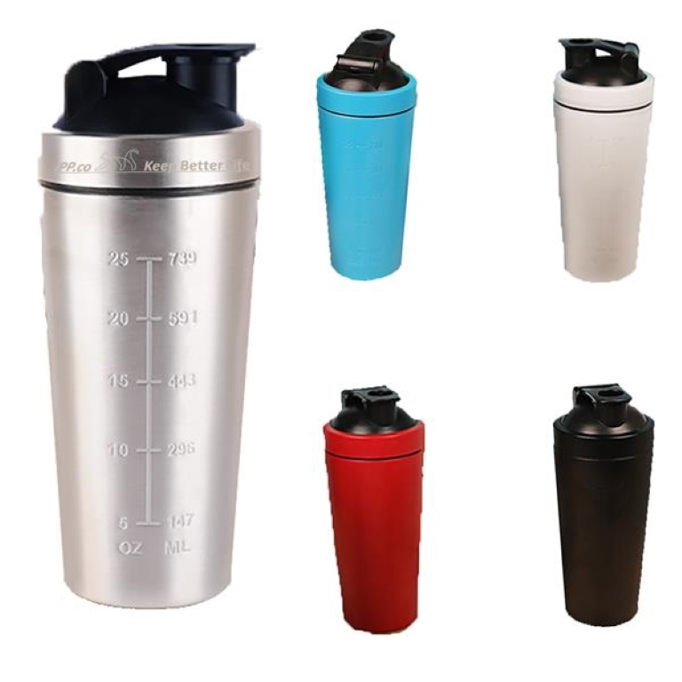 Classic Insulated Stainless Steel Shaker Bottle for Protein