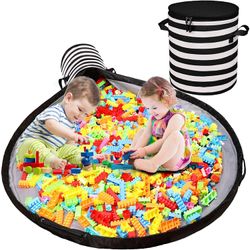 Toy Storage Basket and Play Mat