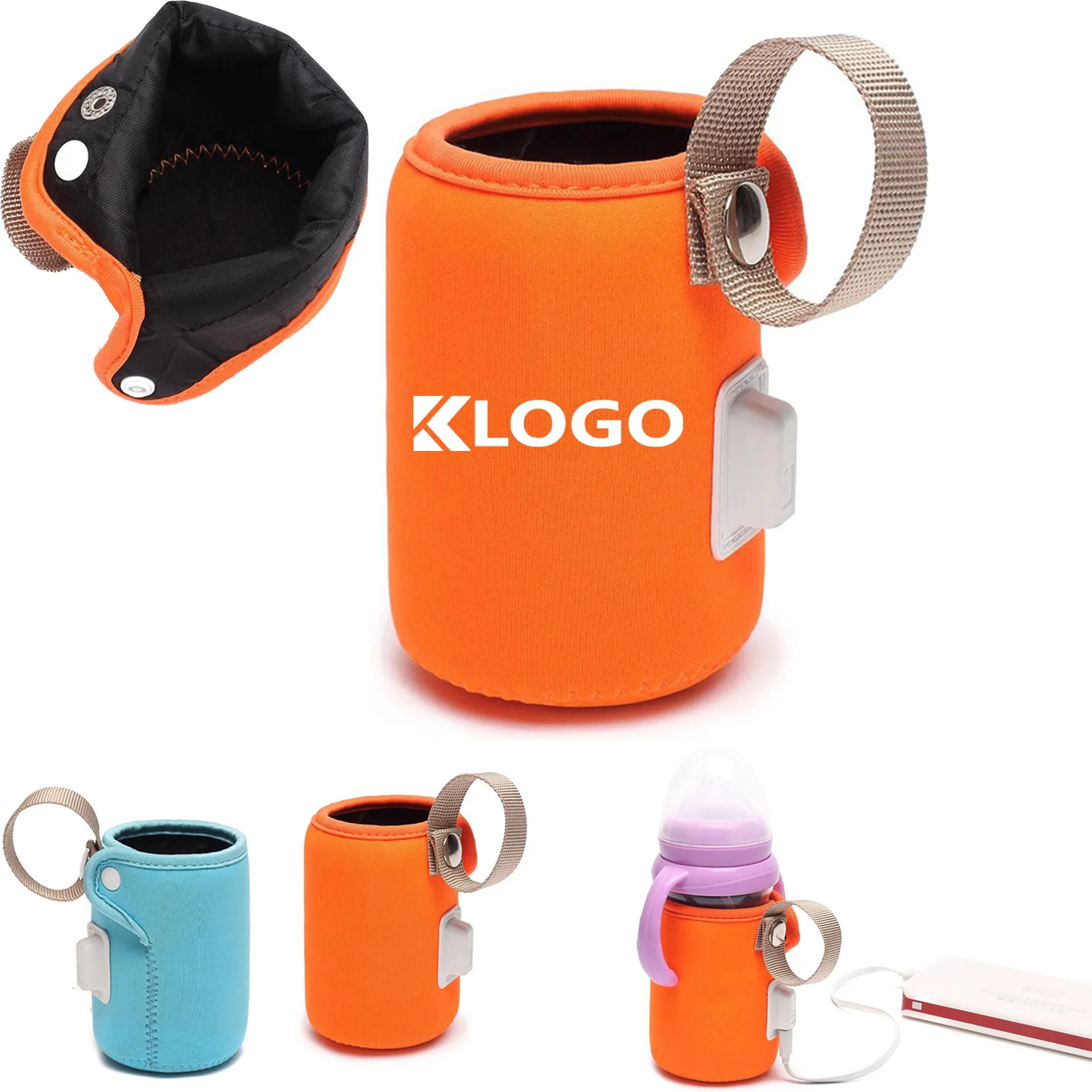 Thermostatic USB Feeding Bottle Warmer Sleeve Cover 7