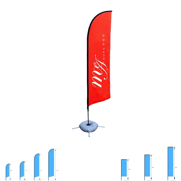 Custom Feather Banners Marking