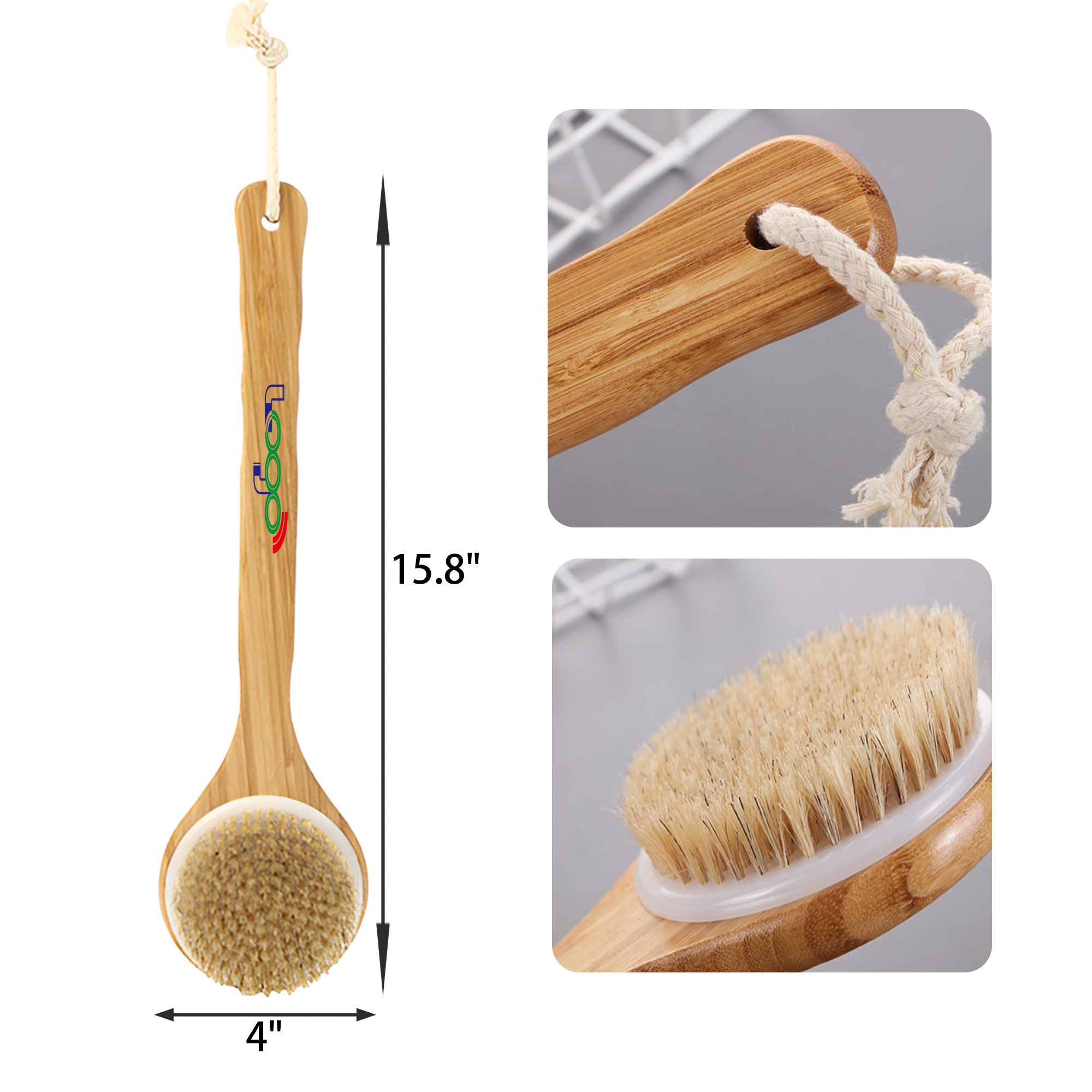 Versatile Long Handle Bath Brush 6