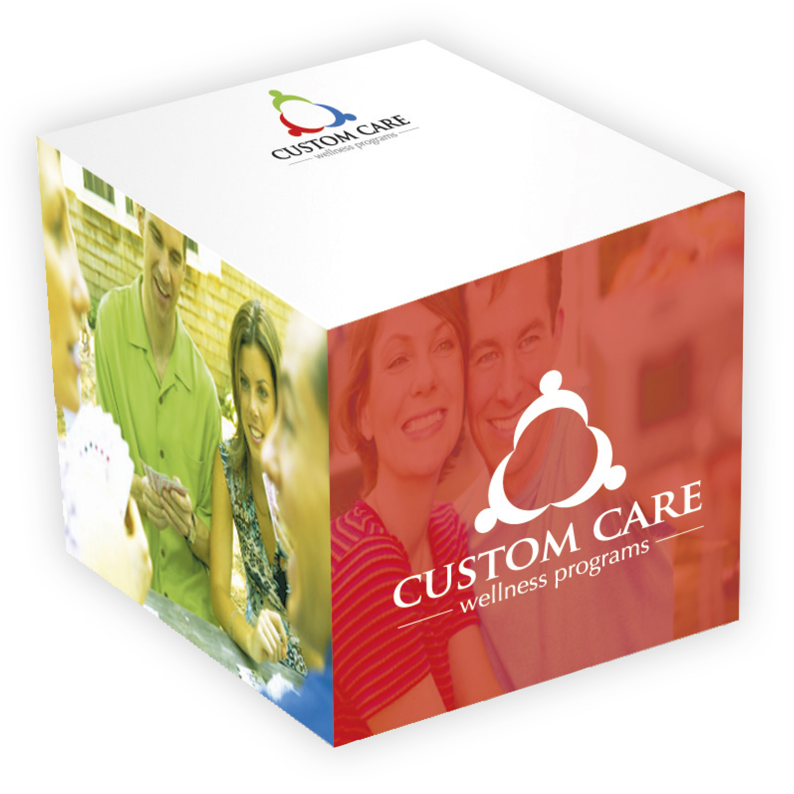 Souvenir Sticky Note 2-3/8" x 2-3/8" x 2-3/8" Cube