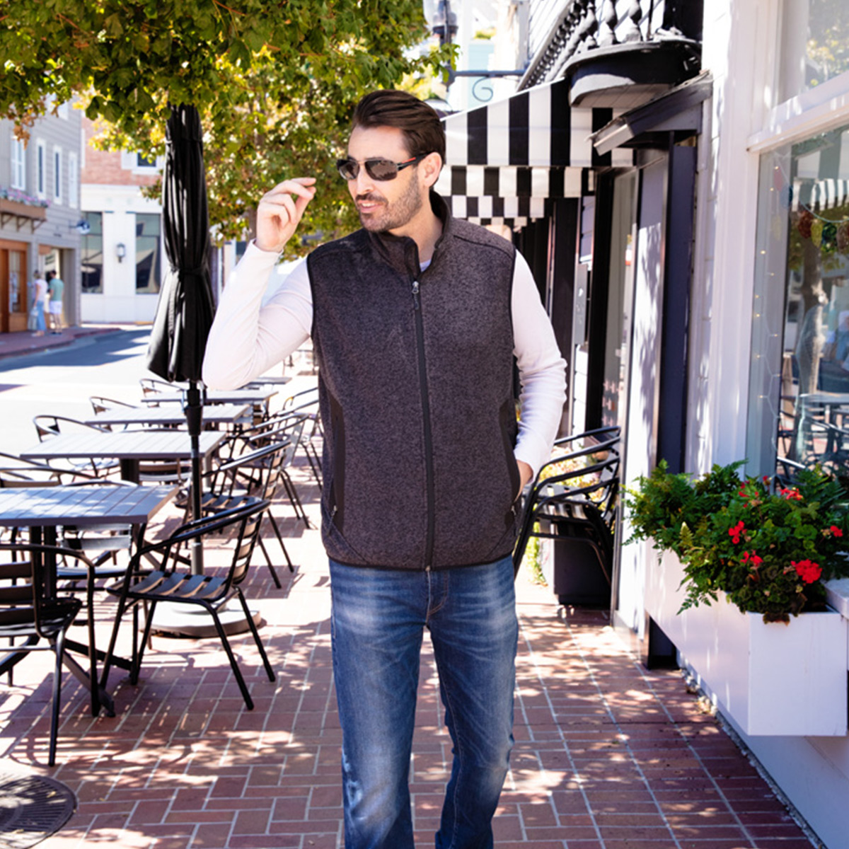 Men's Terrace Sweater Fleece Vest 11