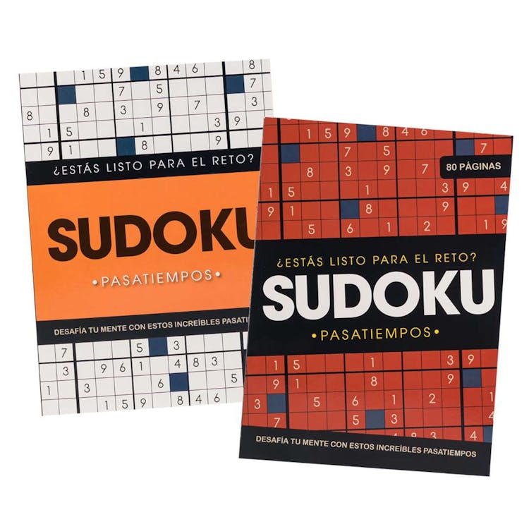 Spanish Sudoku Puzzle Books - 80 Pages Two Titles 3