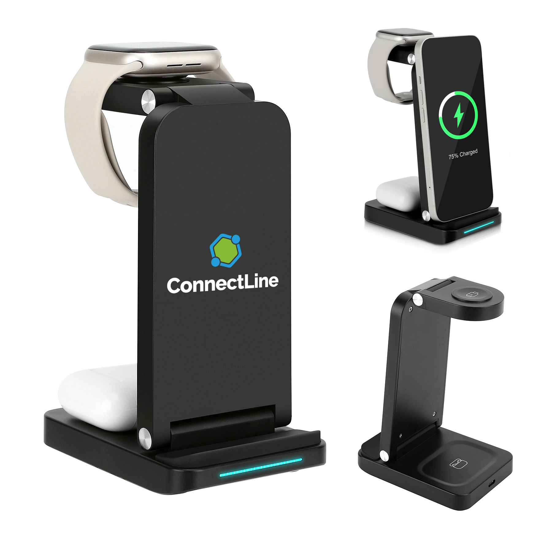 3-in-1 15W Wireless Charging Stand 19