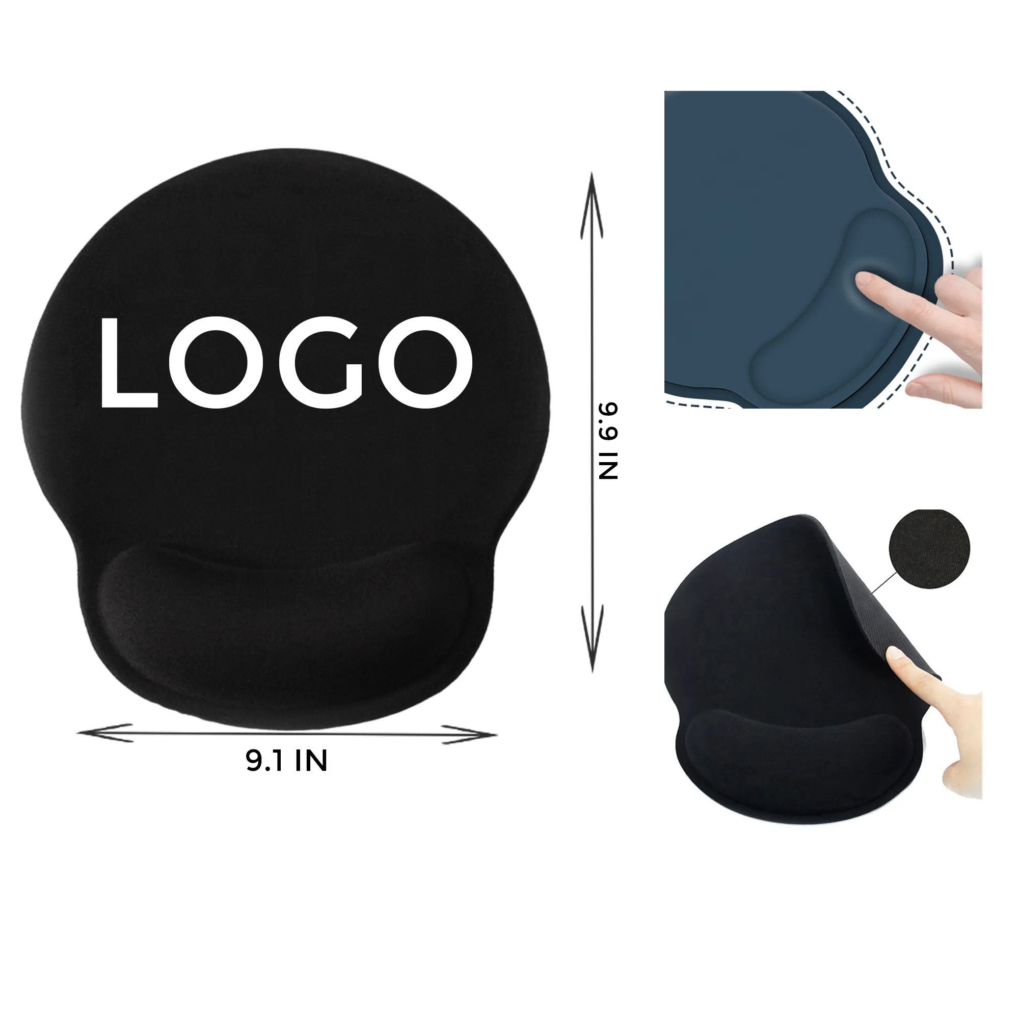 MOQ 10 PCS Wrist Support Mouse Pad