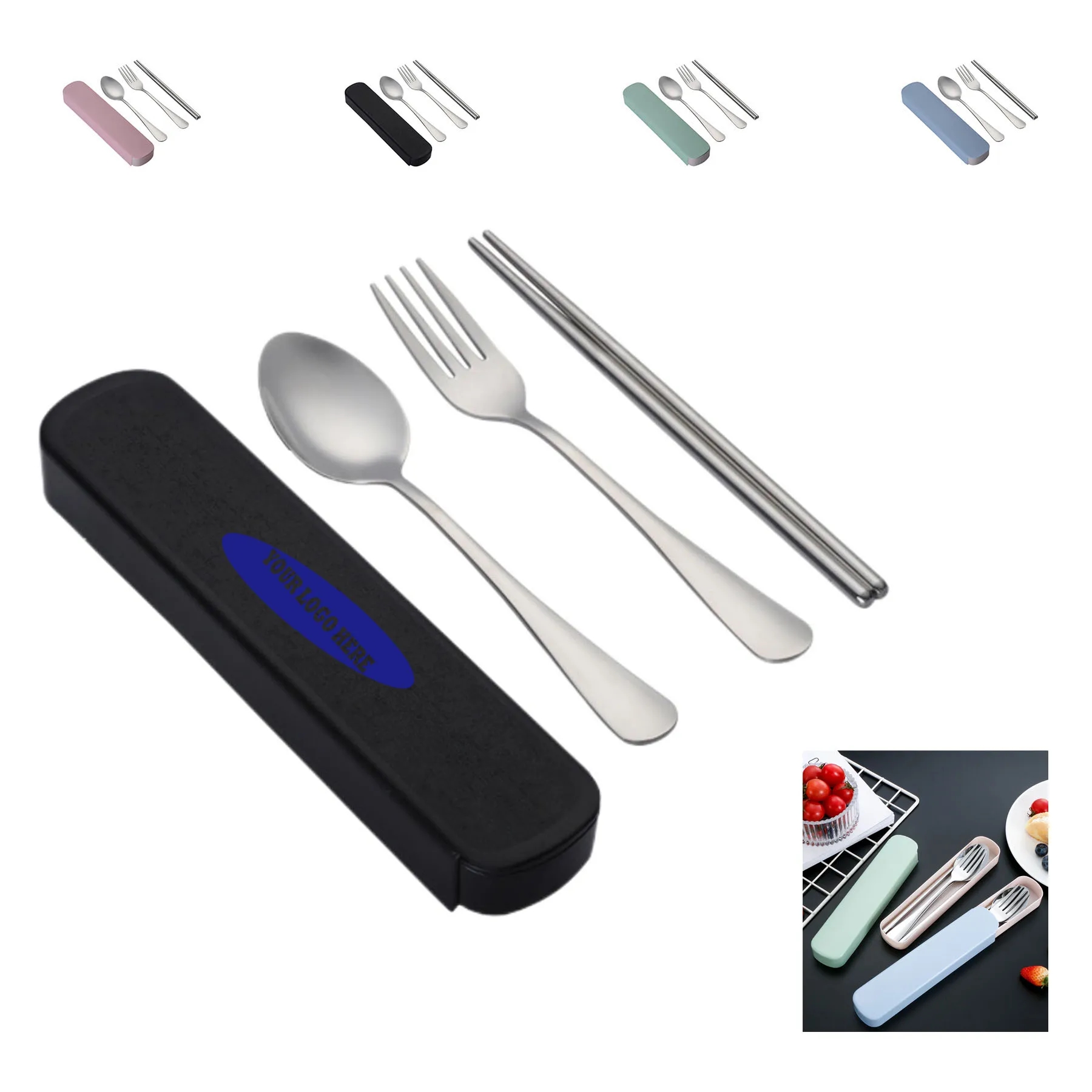 Portable Stainless Steel Flatware Set 14