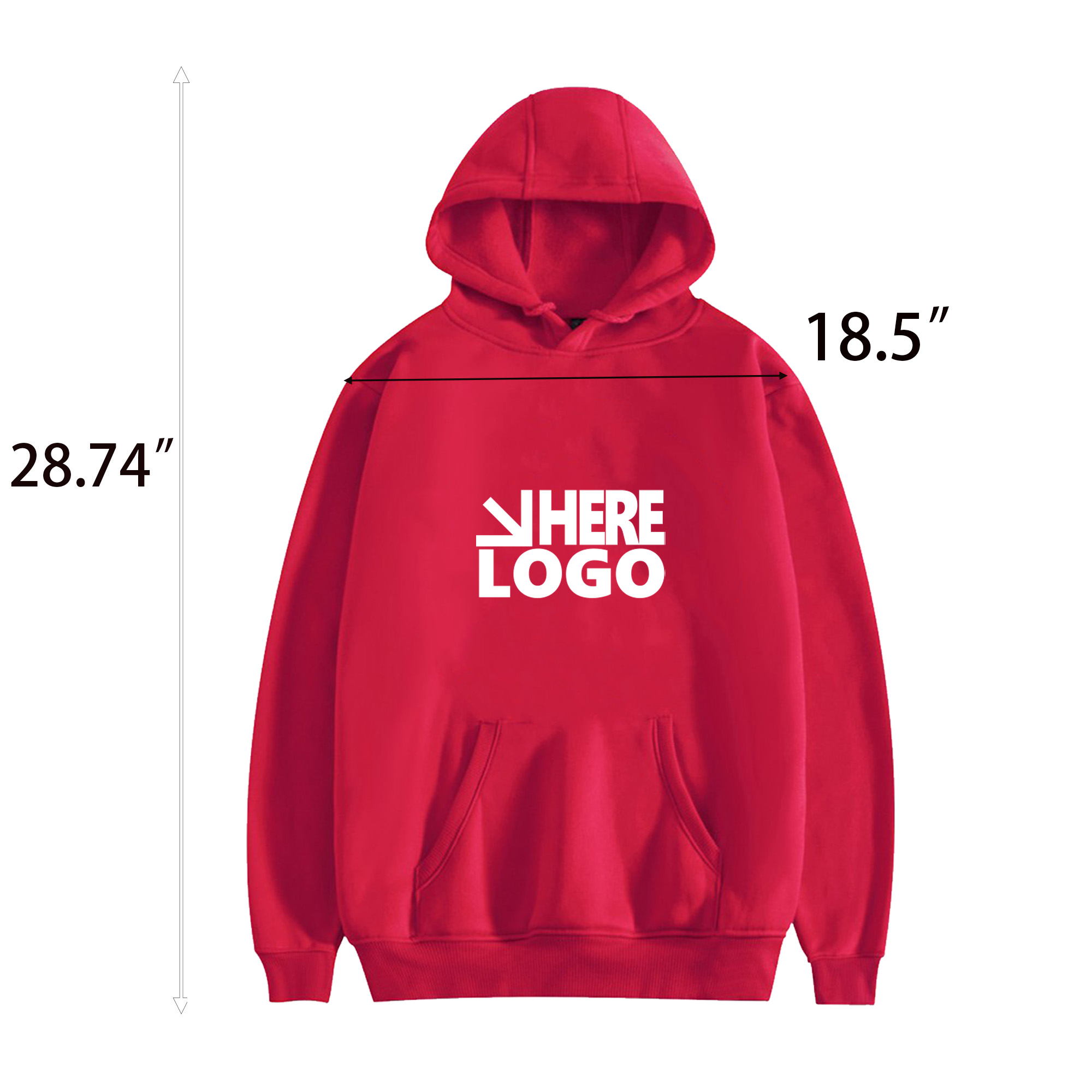 Classic Customized Polyester Hooded Shirt 16