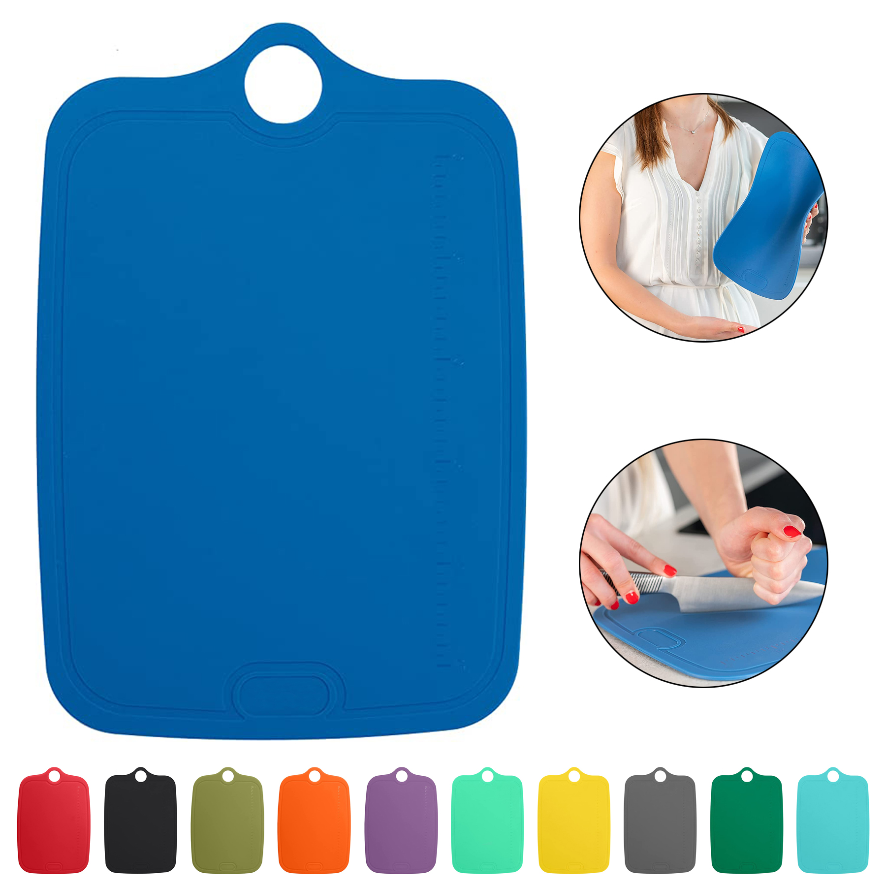 Cutting Board Flexible Mats With Food Icons