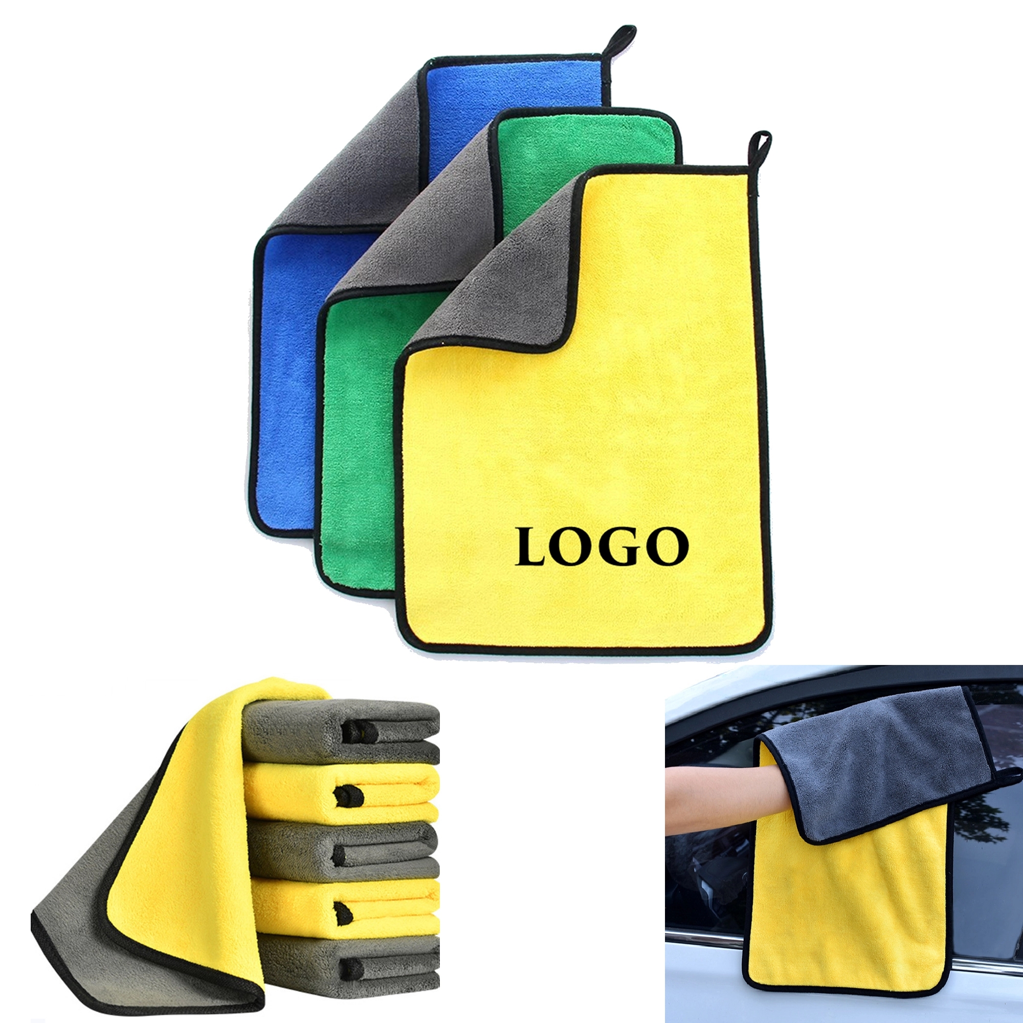 Wool Car Wipe Towel MOQ 100PCS 4