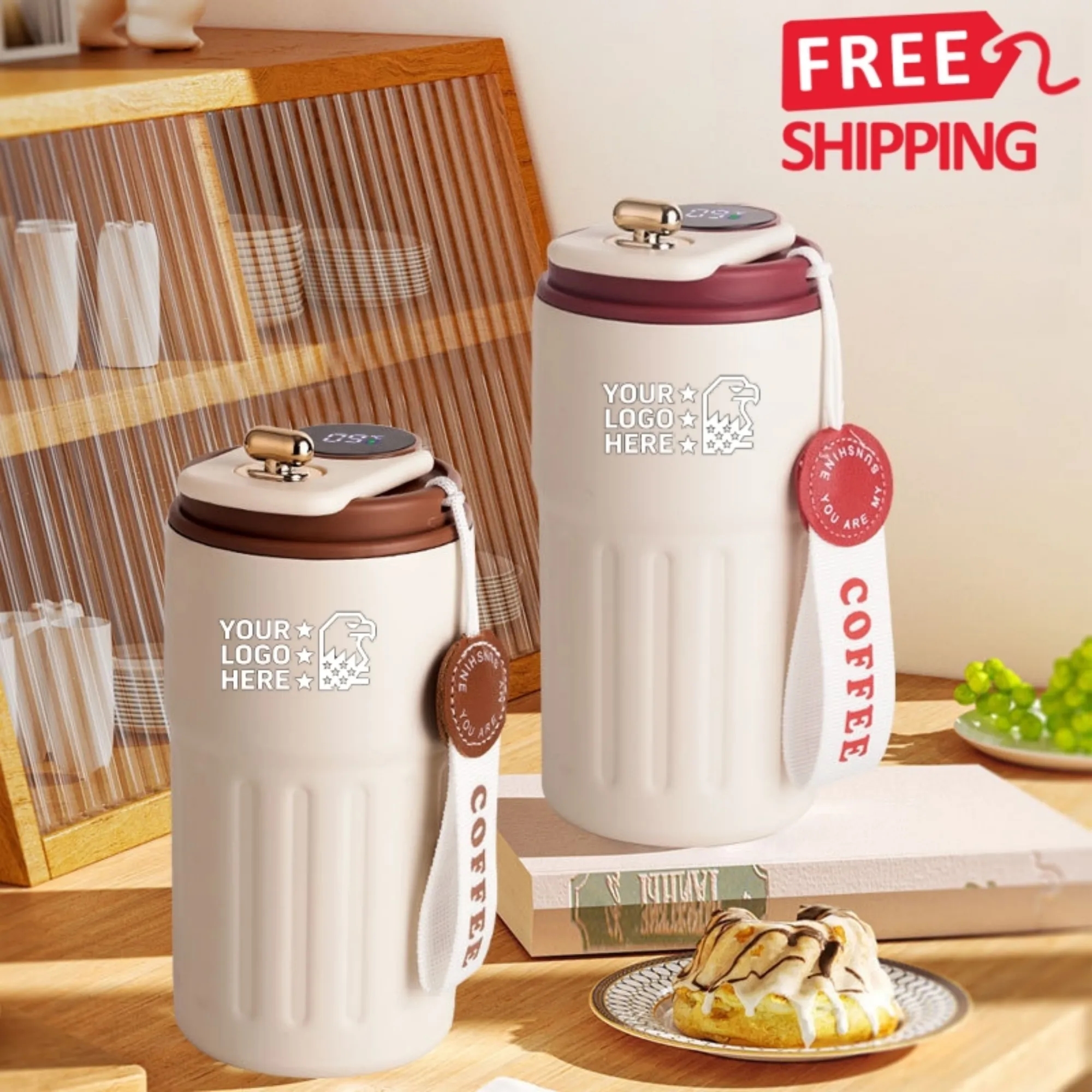 Smart Temperature Stainless Travel Mug