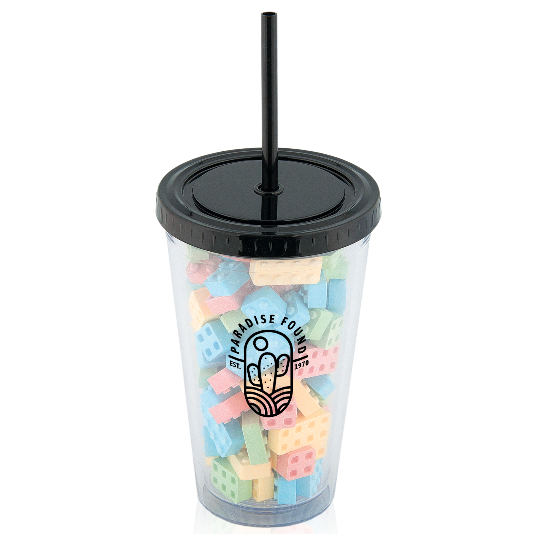 500 Ml. (17 Fl. Oz.) Double Walled Tumbler With Straw 6