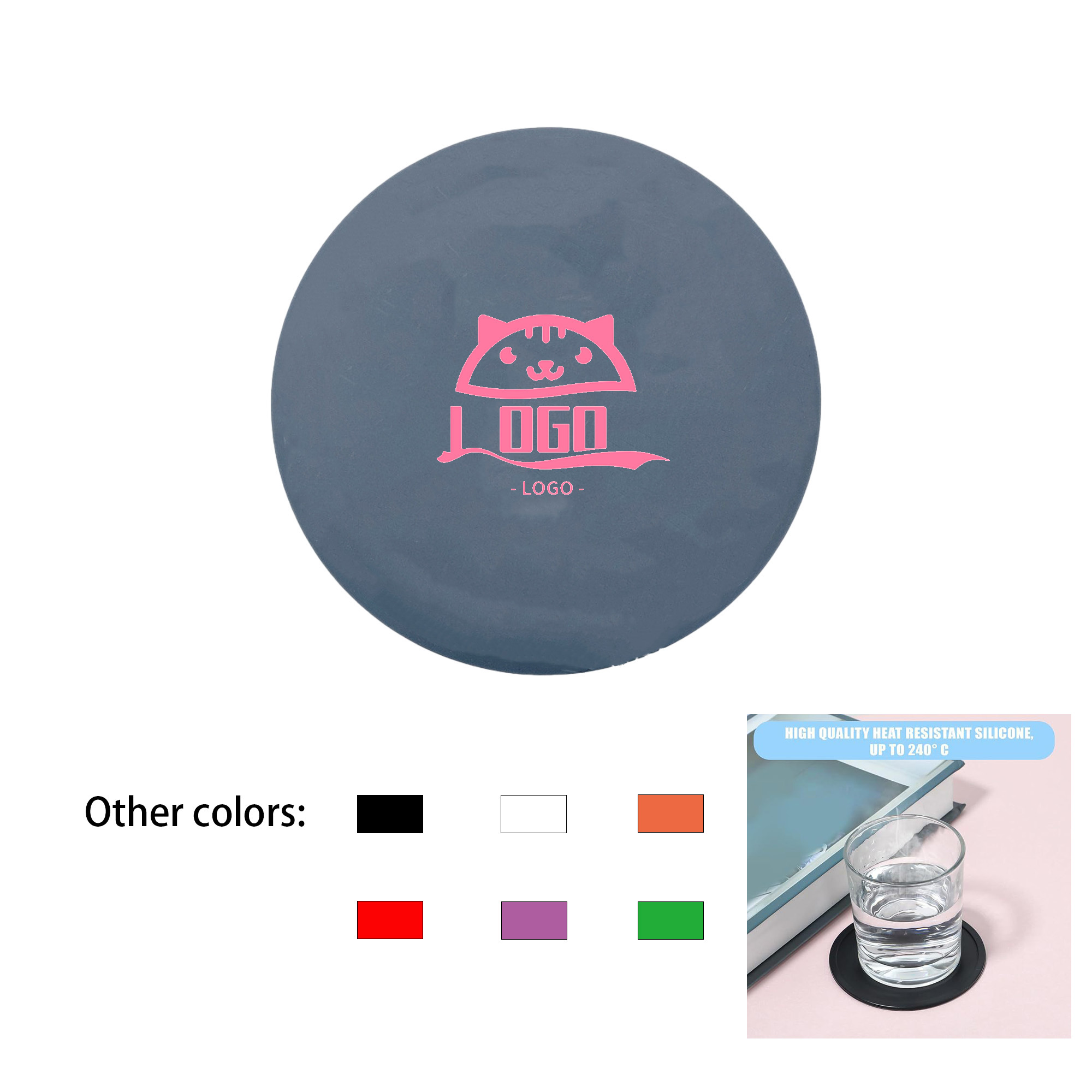Silicone coaster 3