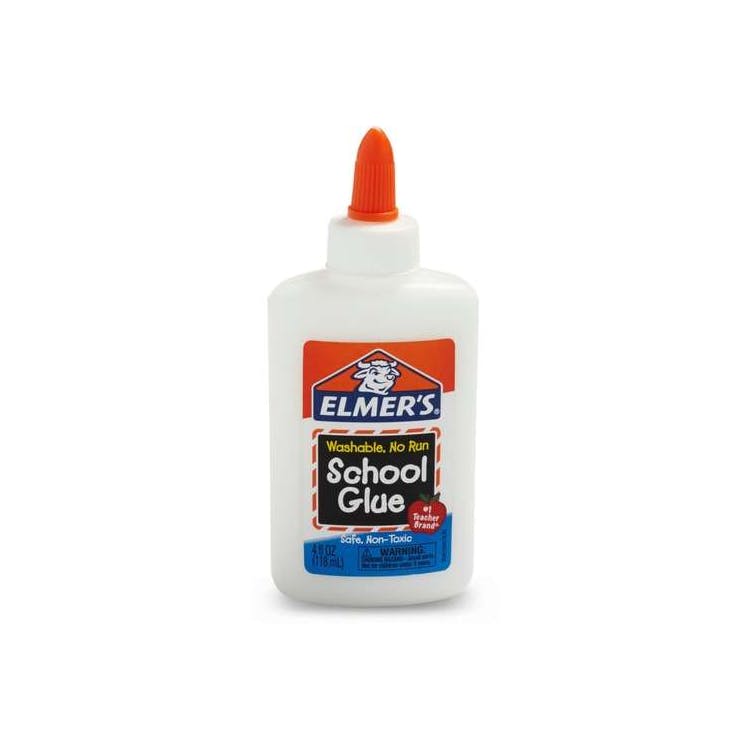School Glue - Dries Clear Washable Nontoxic 4 oz 3