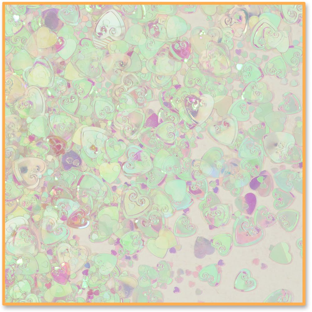 Iridescent Hearts Confetti - 0.5 oz 3