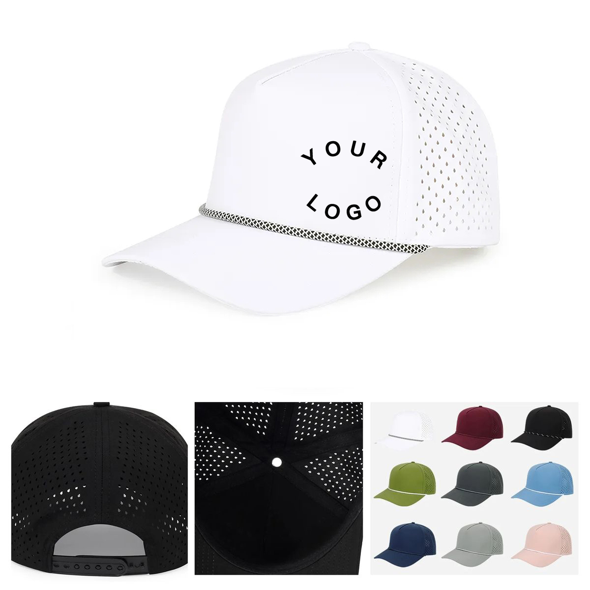 Cotton Baseball Cap With Curved Brim