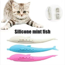 Silicone Cat Fish Chew Toy
