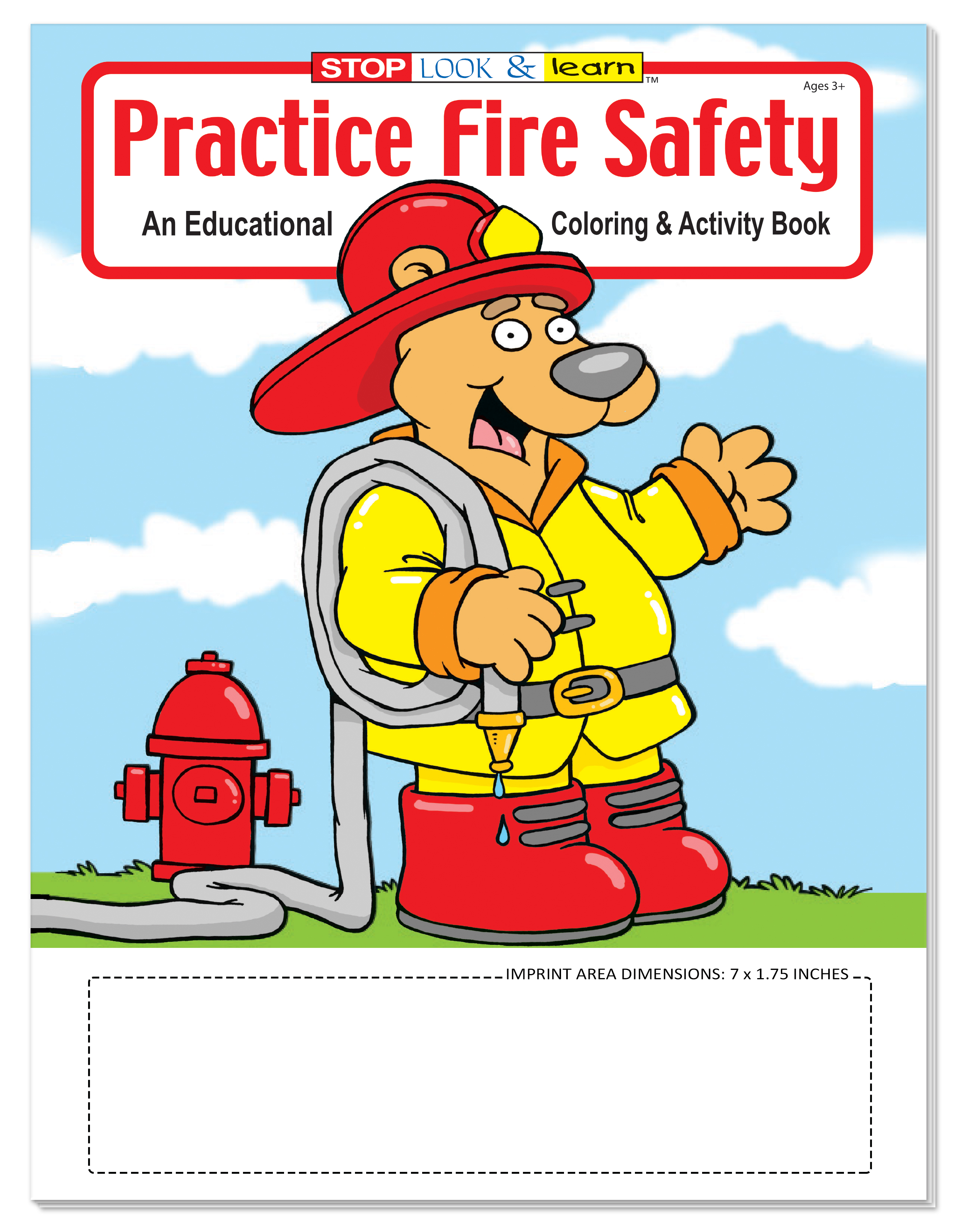 COLORING BOOK - Practice Fire Safety Coloring Book 14