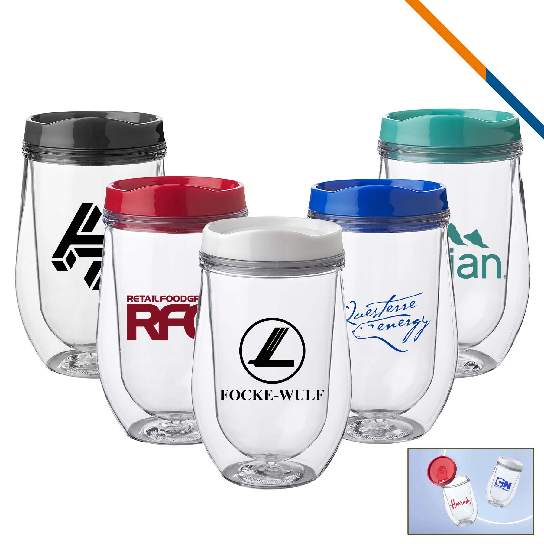 Yomlio Acrylic Tumblers – 15 OZ.