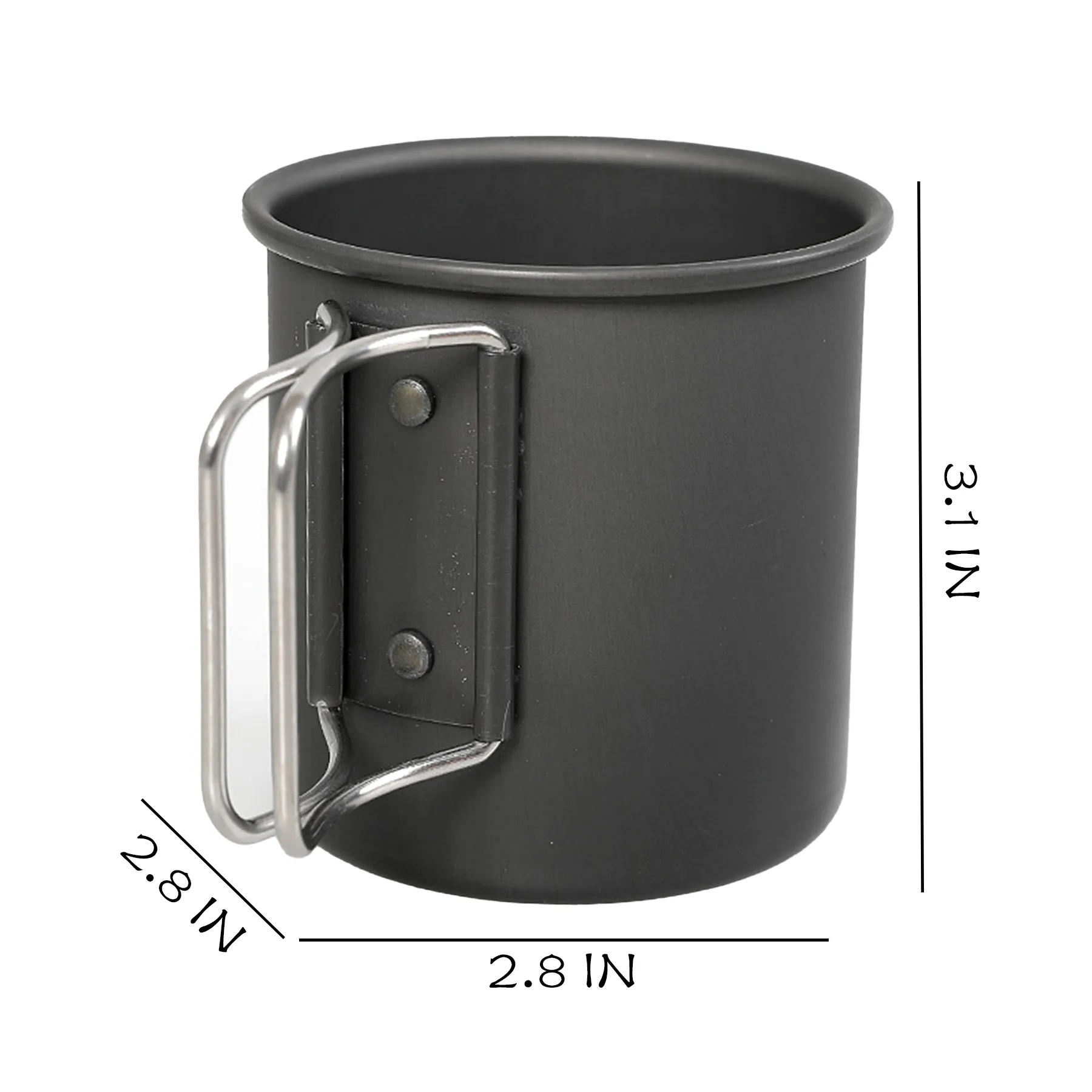 Alloy Outdoor Camping Folding Water Cup 10
