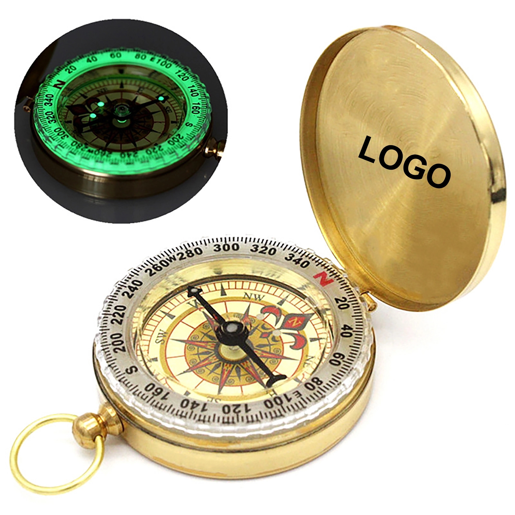 Luminous Pocket Compass 11