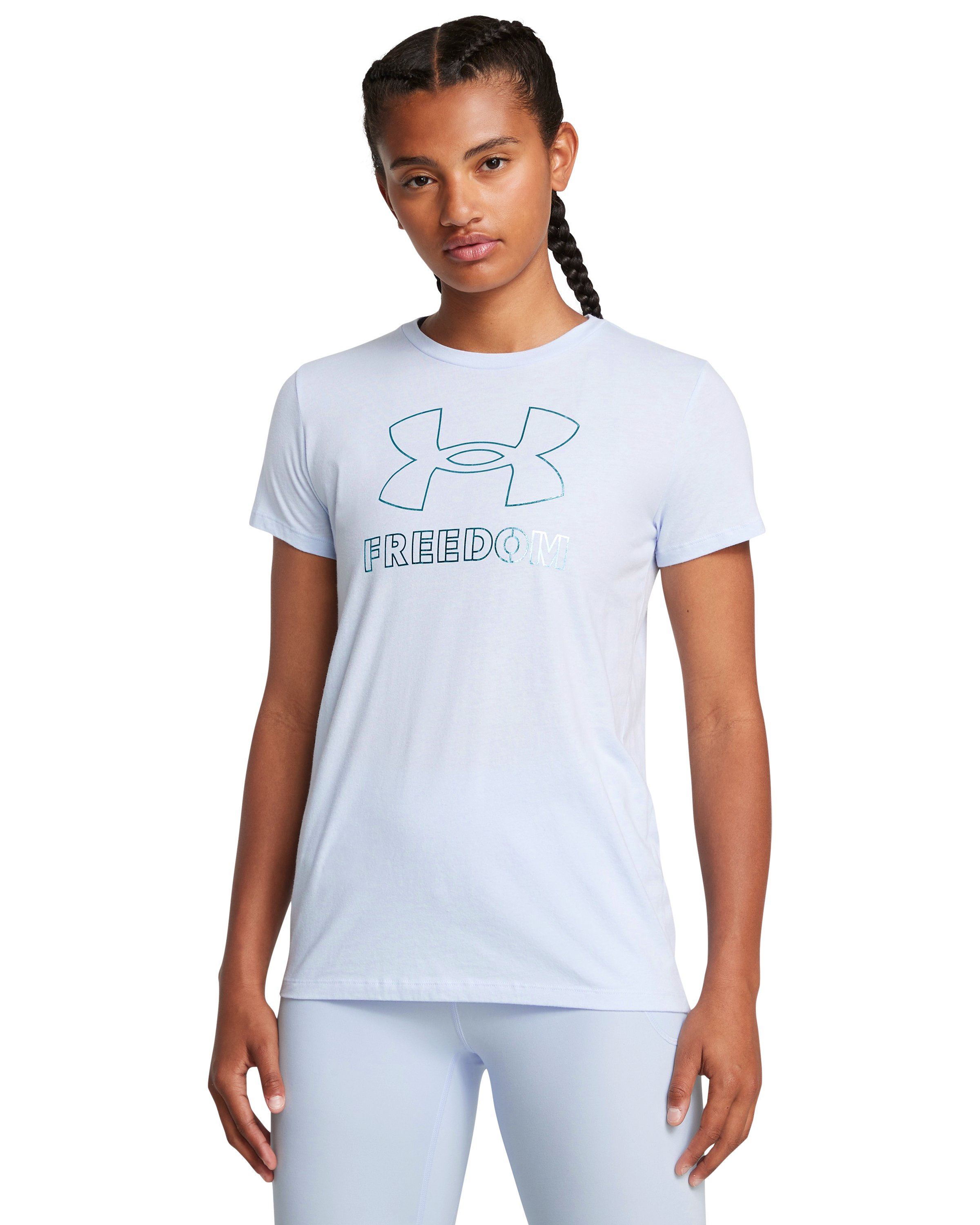 UA Freedom Big Logo Foil Women's T-Shirt 9