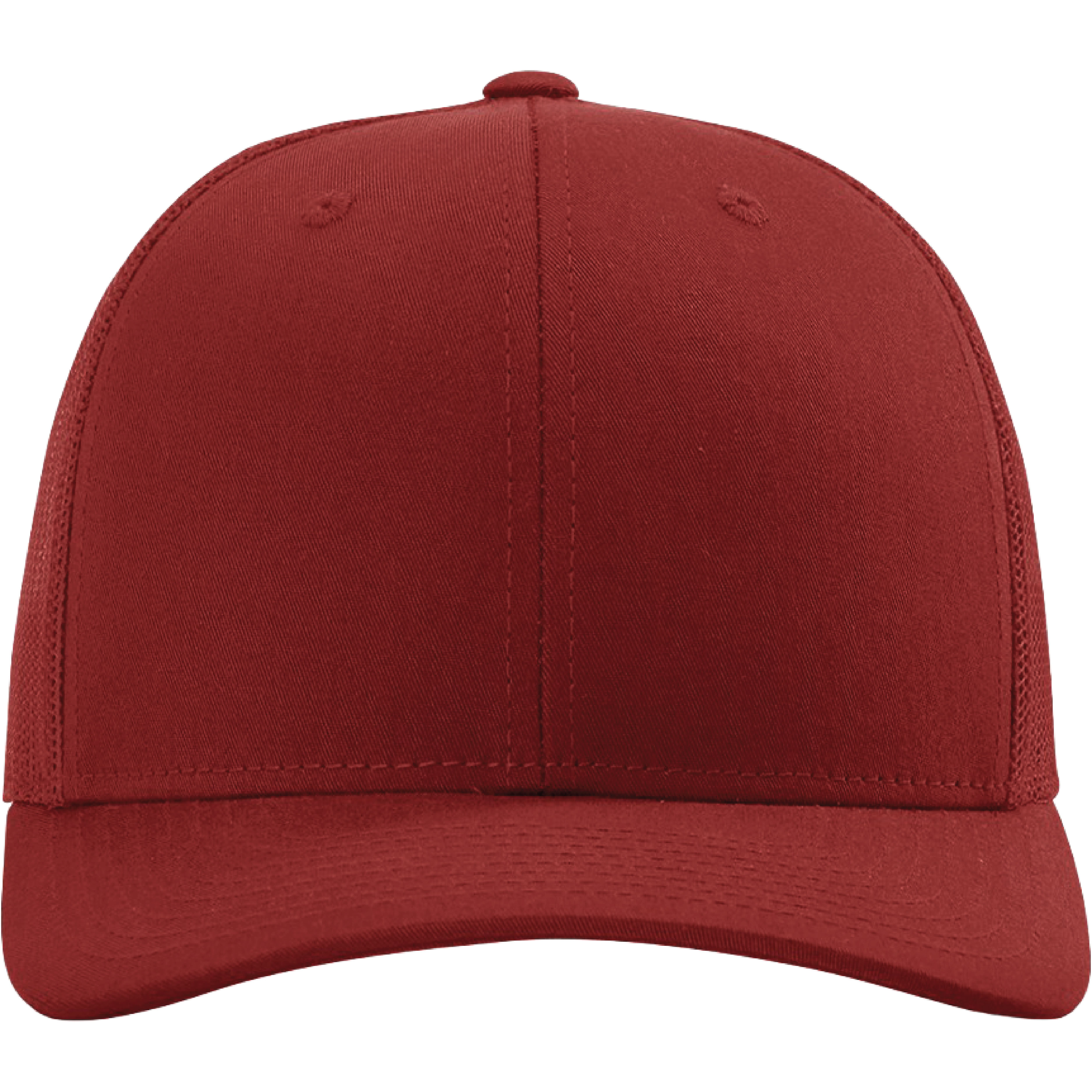 Richardson 112 6-Panel Snapback Trucker Hat w/Leatherette Adhesive Patches or Embroidery 287