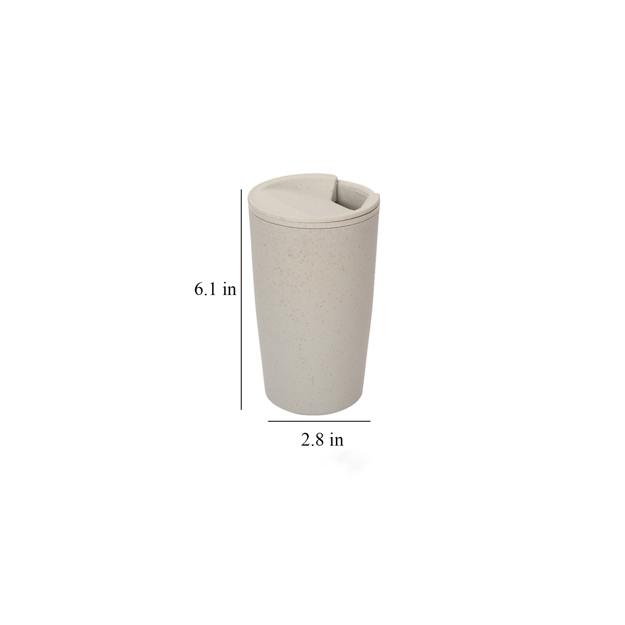 18.6 oz Sustainable Wheat Straw Plastic Cup 10