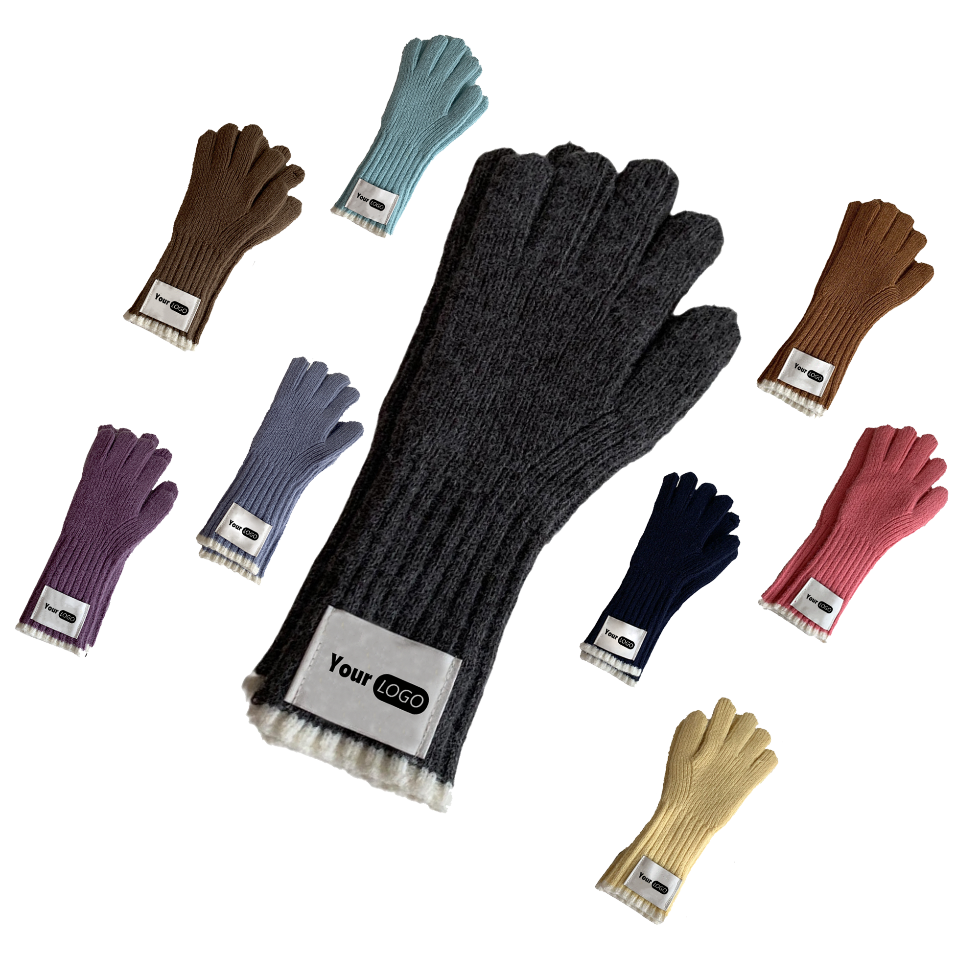 11" thermal knit gloves 21
