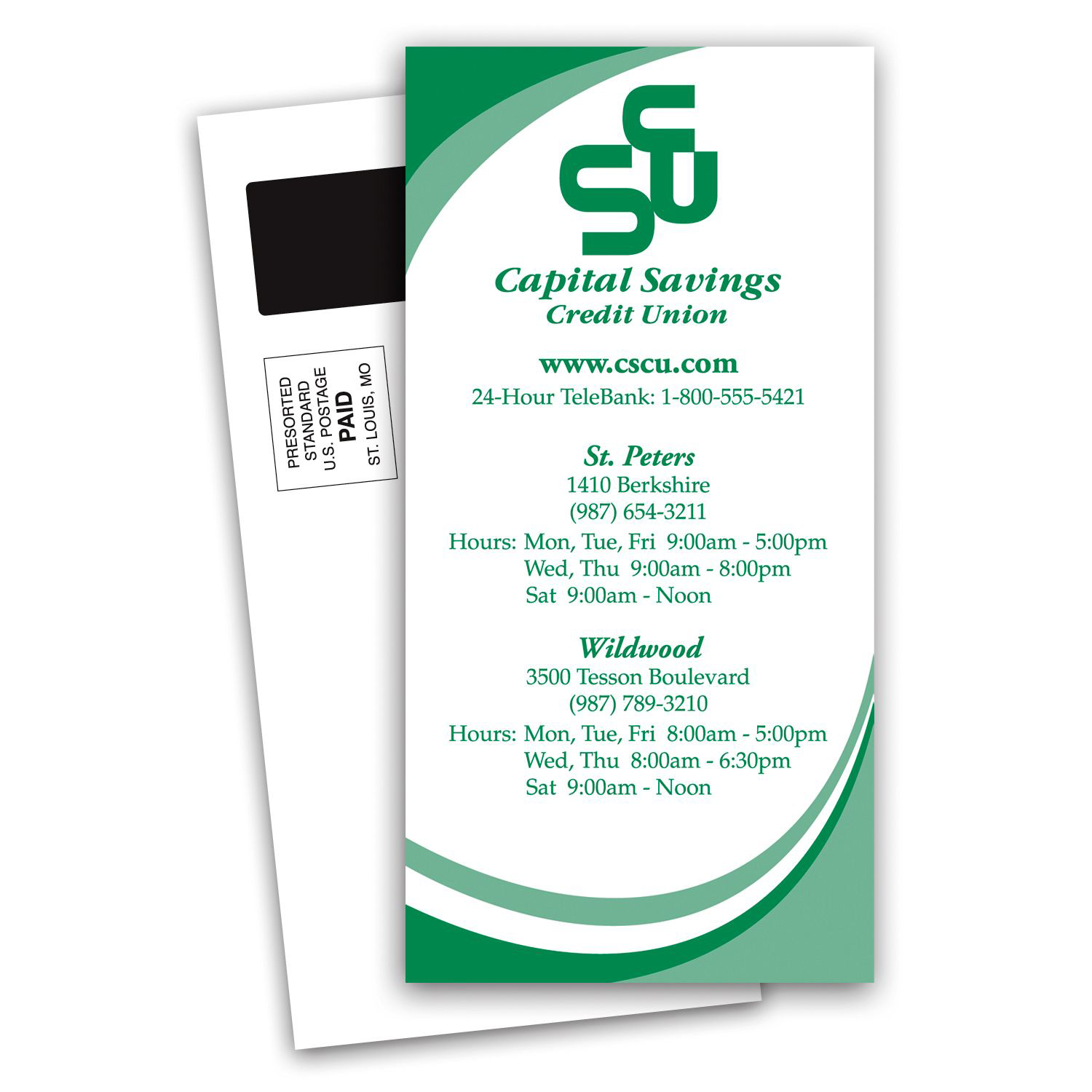 Magnetic Stick Up Card