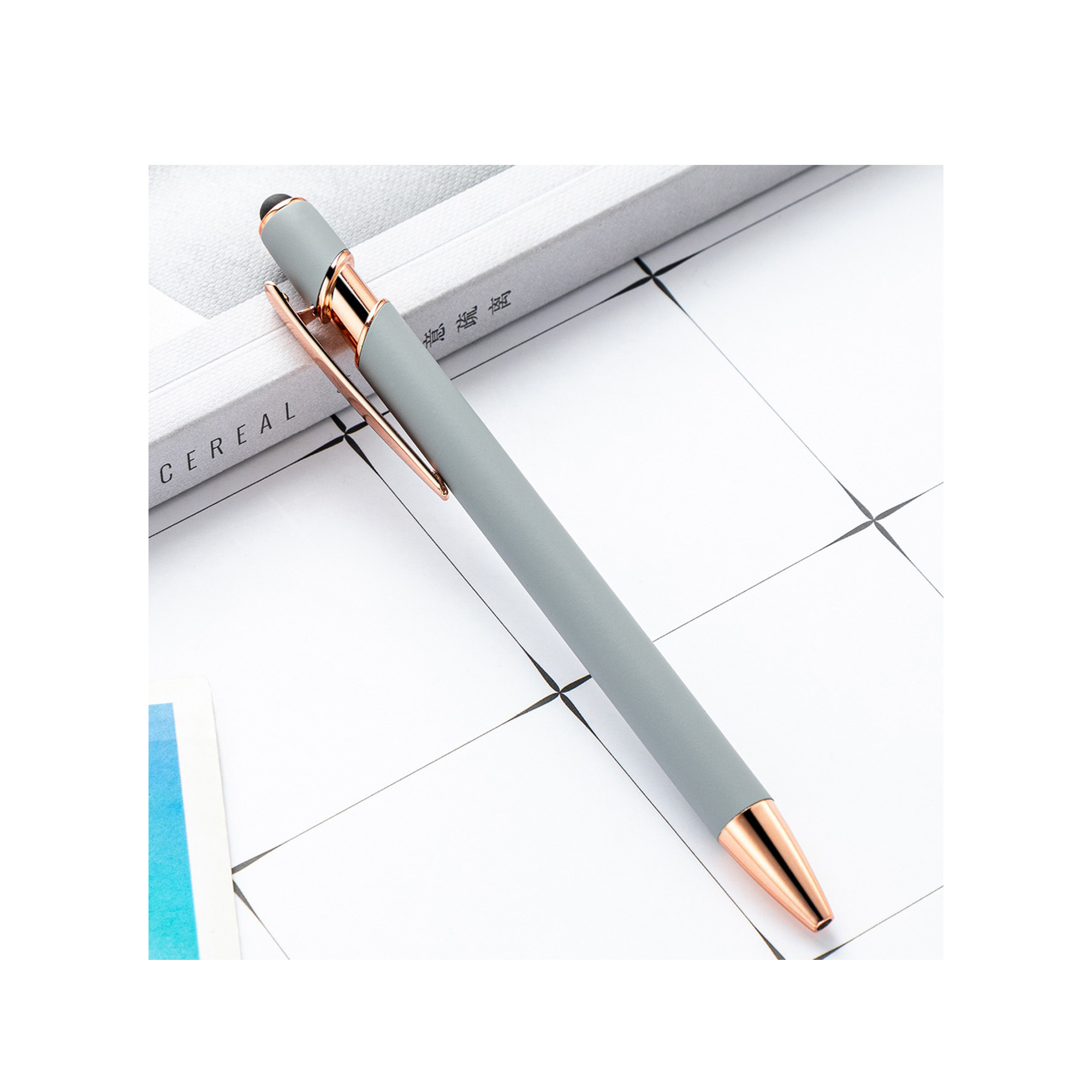 Metal Barrel Push-Button Ballpoint Pen 23