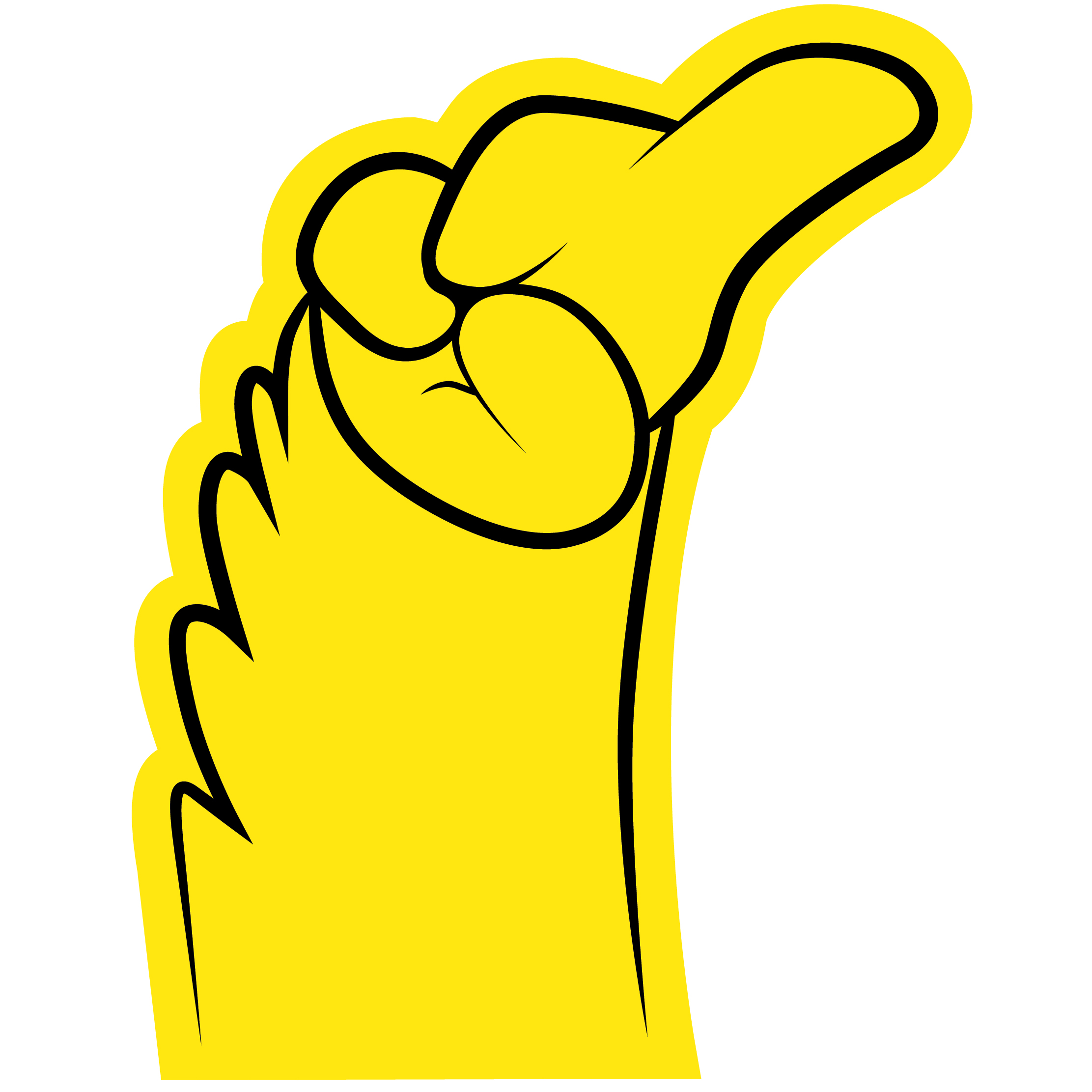 #1 Mascot Hand 70