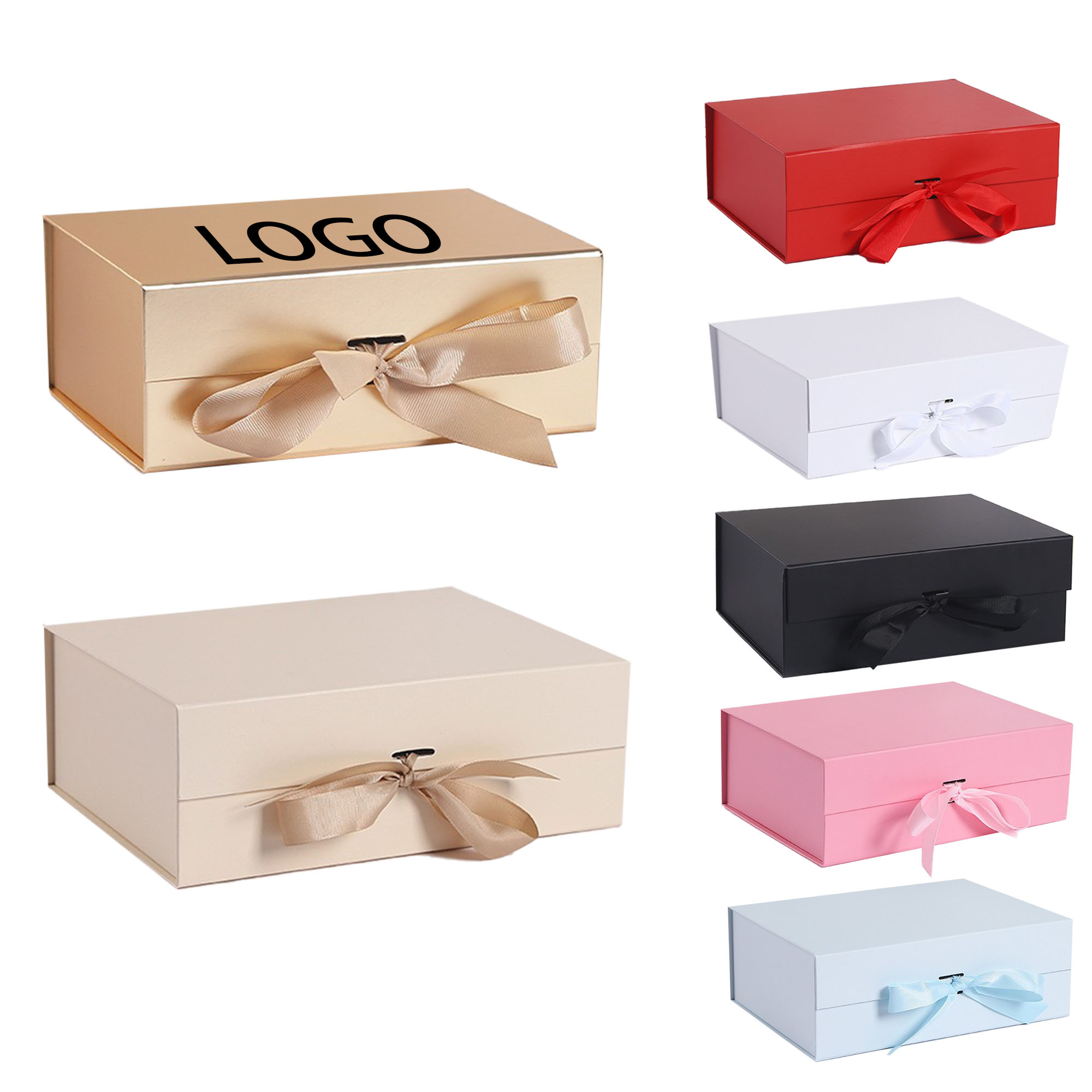 Ribbon Tie Flip Top Box