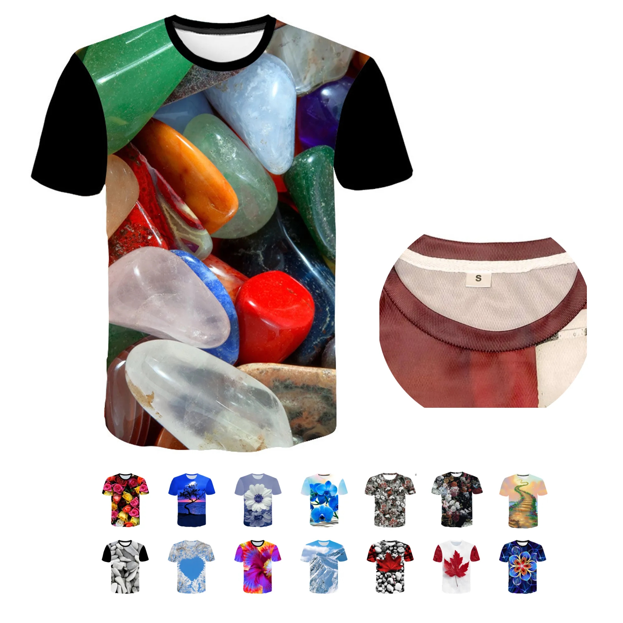 Unisex Cooling Sublimation Short Sleeve T-Shirt
