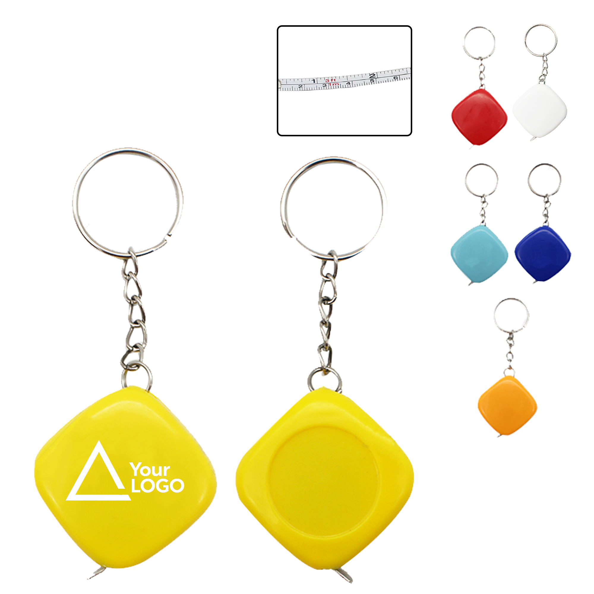 Portable Modern Mini Cute Tape Measure Keychain