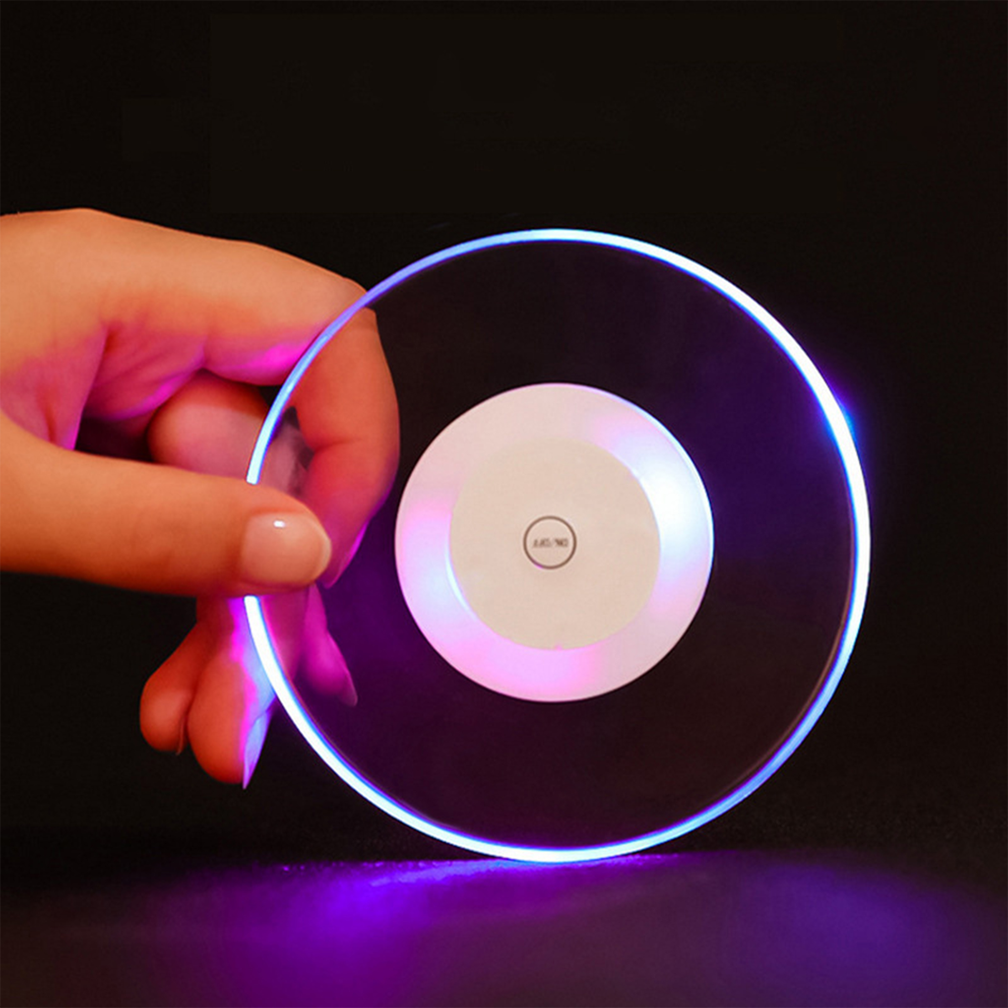 Acrylic LED Light-Up Coaster 6