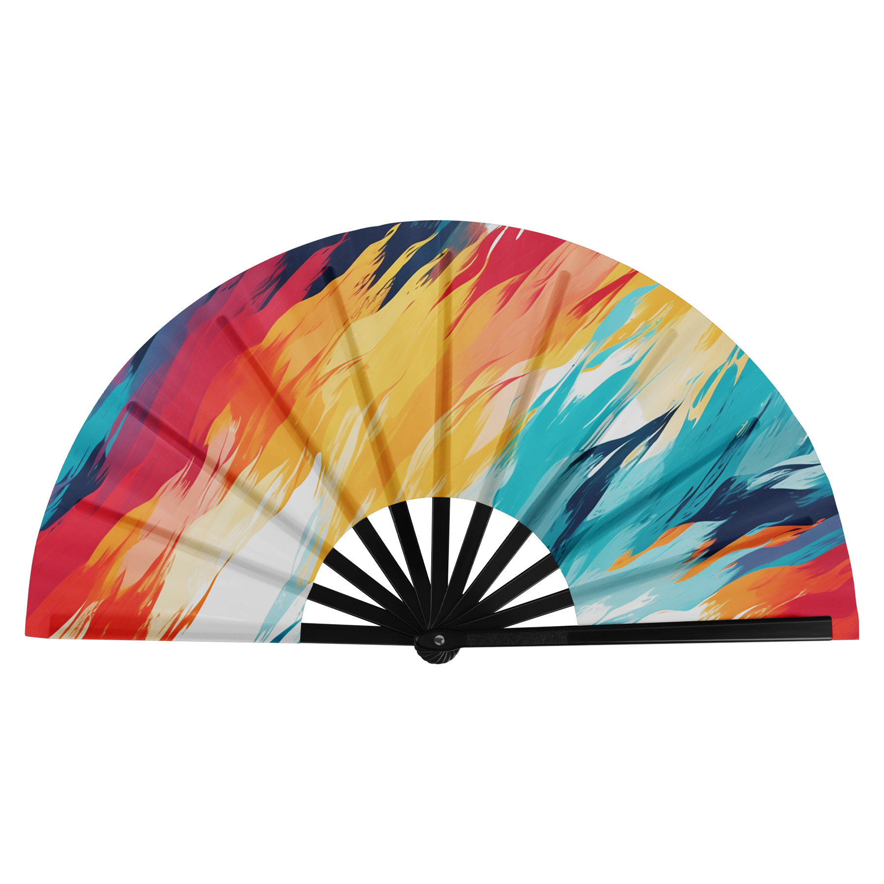 Double Sided Full Color Large Folding Fan 6