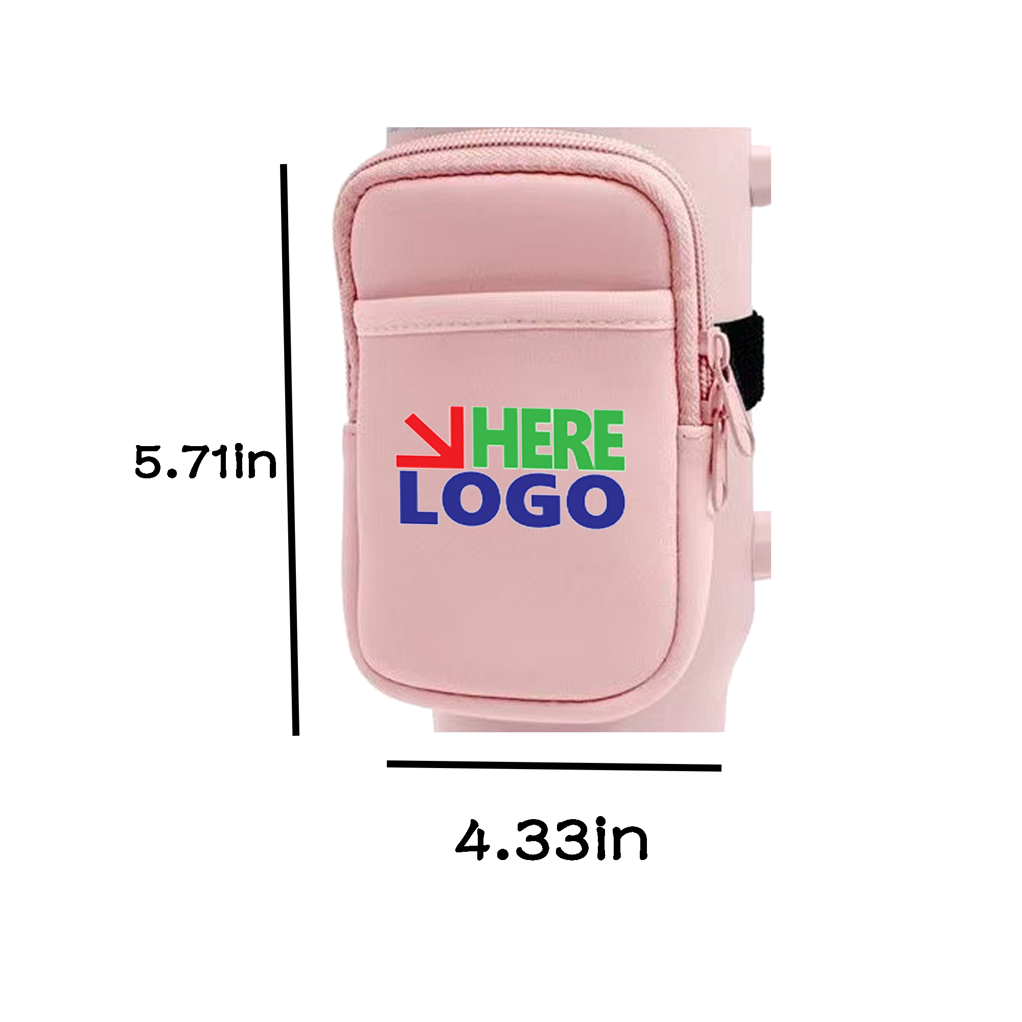 MOQ 20 PCS Insulated Tumbler Sleeve, custom koozie with logo imprint 5