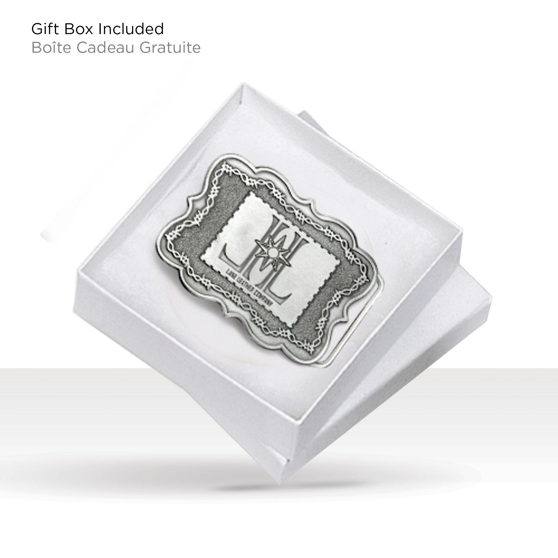 Pewter Belt Buckle (2 x 3 in) 18