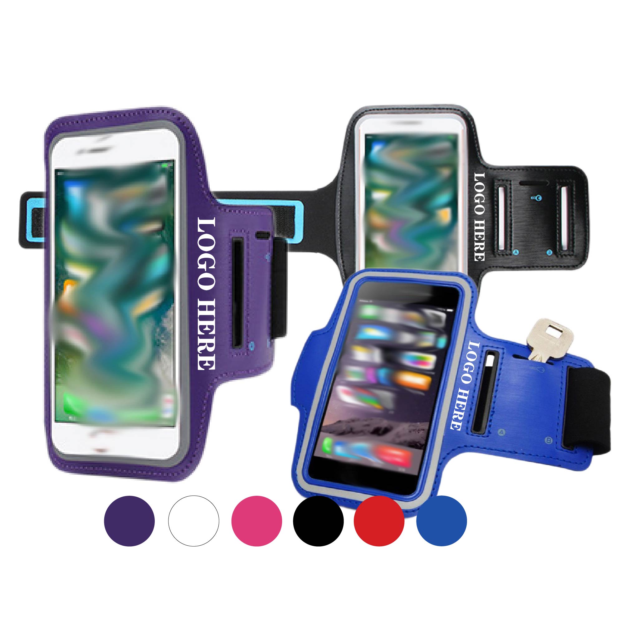 Water Resistant Cell Phone Armband Case Running Holder 4