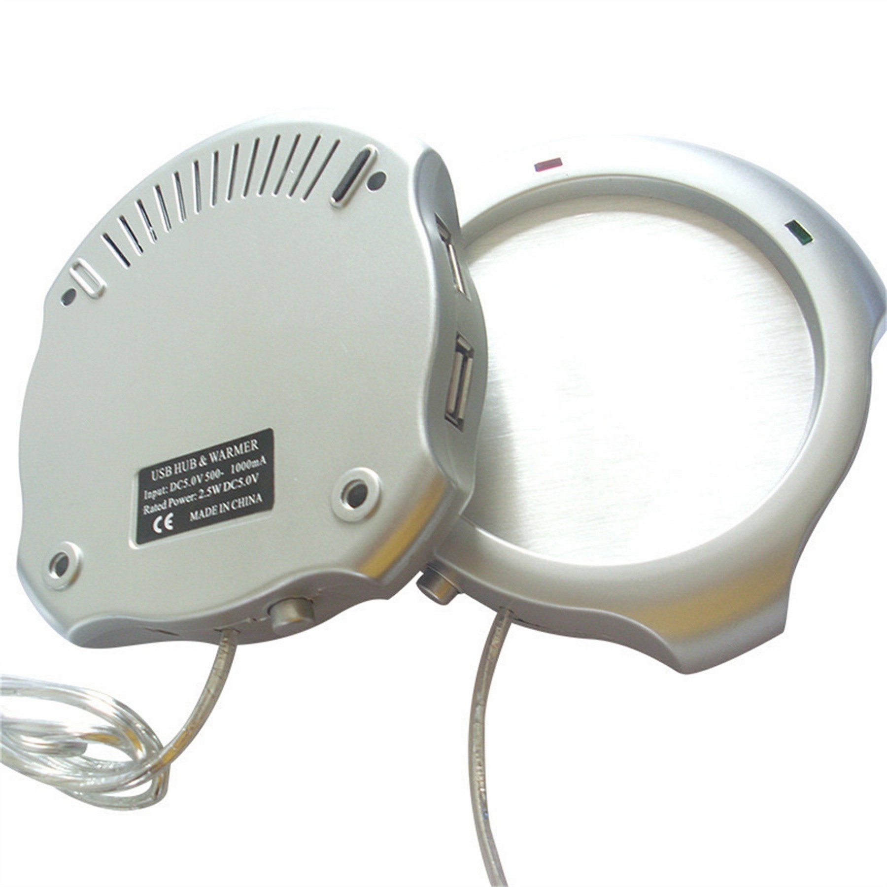 MOQ 50PCS Aluminium Coffee Mug Warmer USB 5