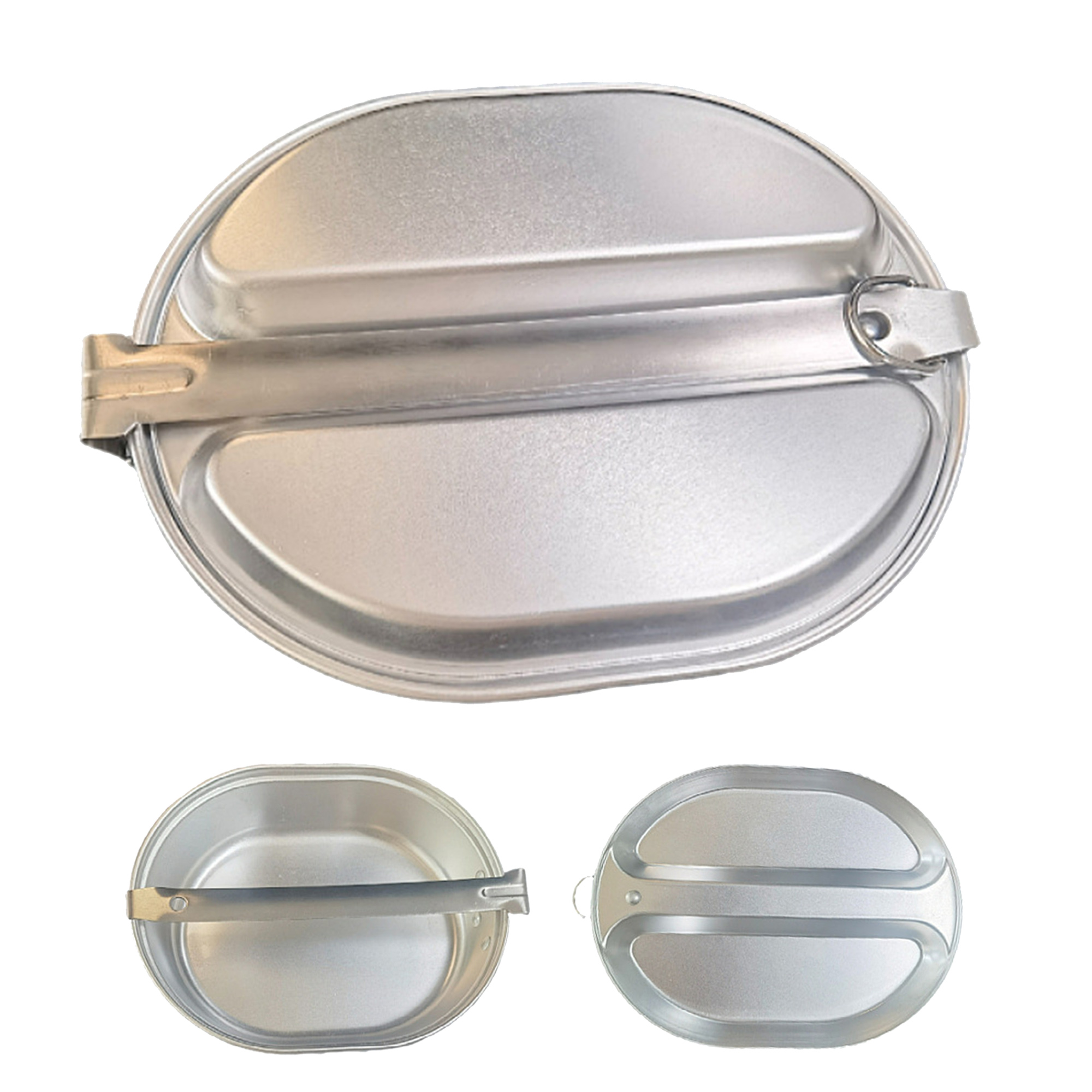 Aluminum Portable Camping Outdoor Cookware Lunch Box 2