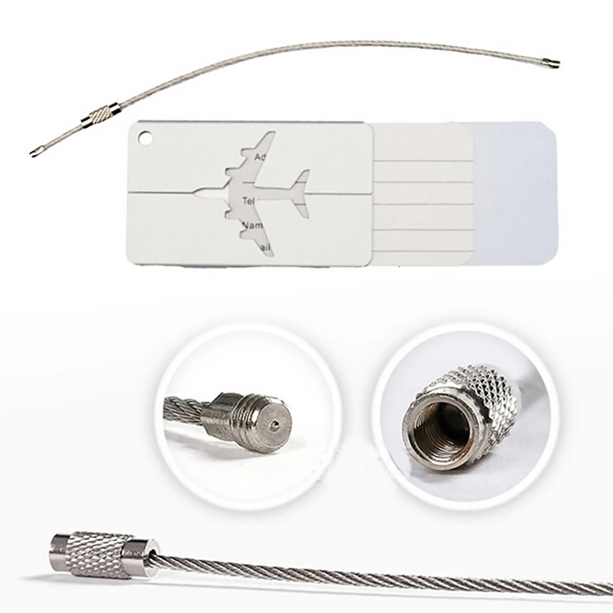 Custom Aluminum Luggage Tag Moq 50pcs 13