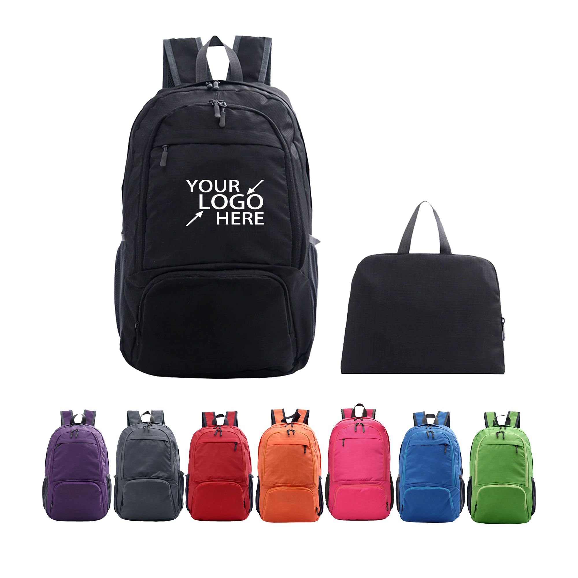 Lightweight Waterproof Polyester Travel Backpack 3