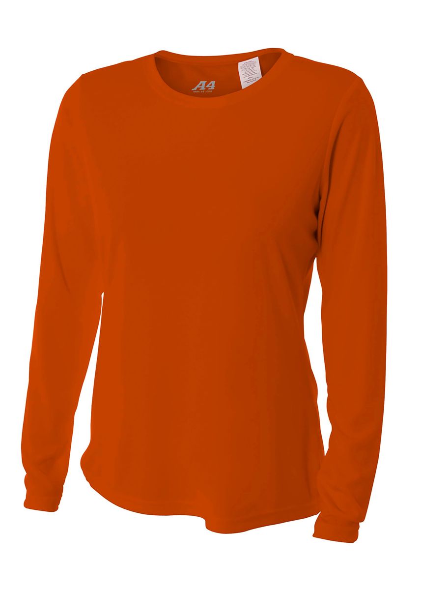 A4 Long Sleeve Cooling Performance Crew 23