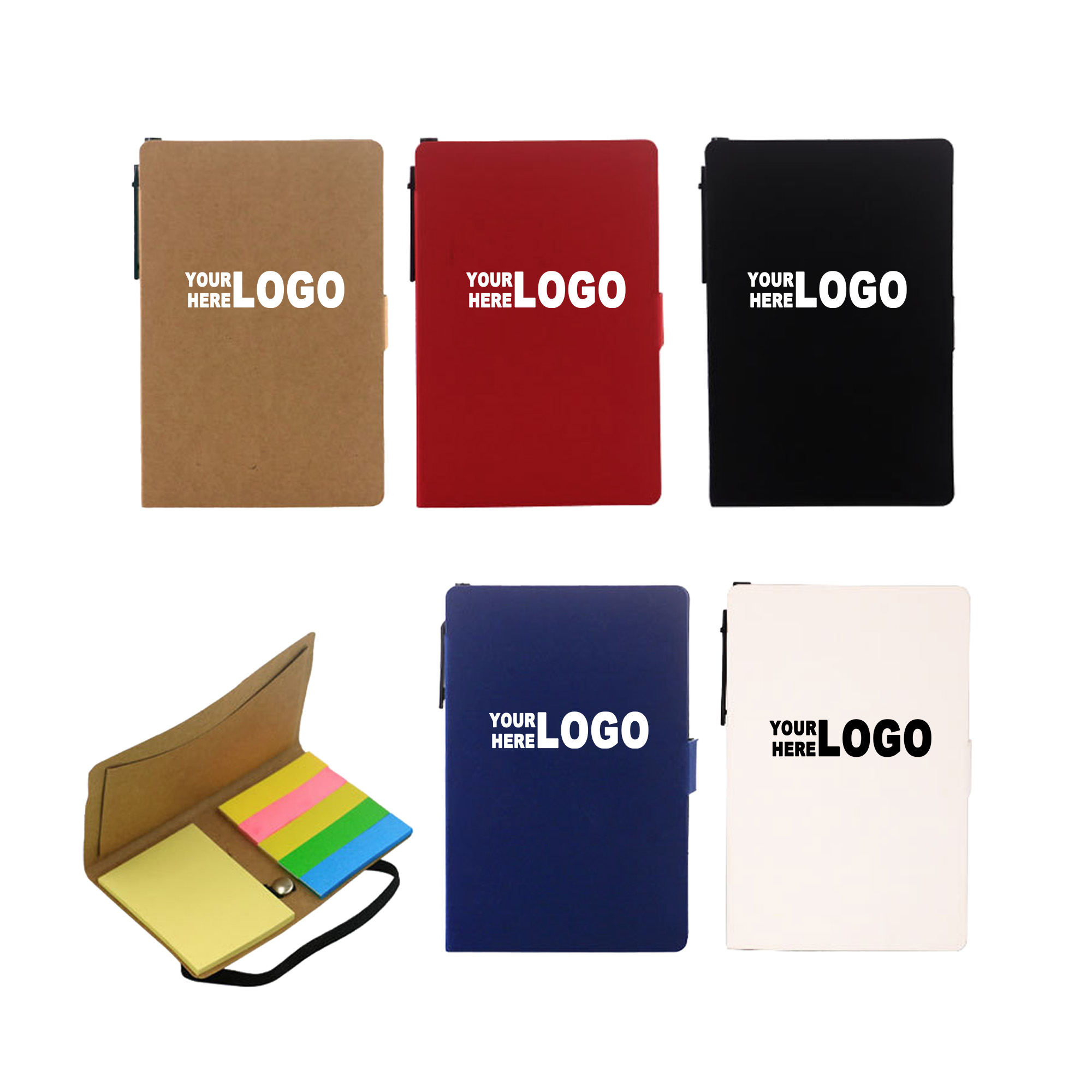 Customizable Multi-Functional Sticky Note Notebook Combo 4