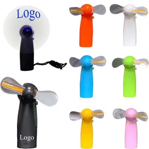 Flashing Word Handheld Fan