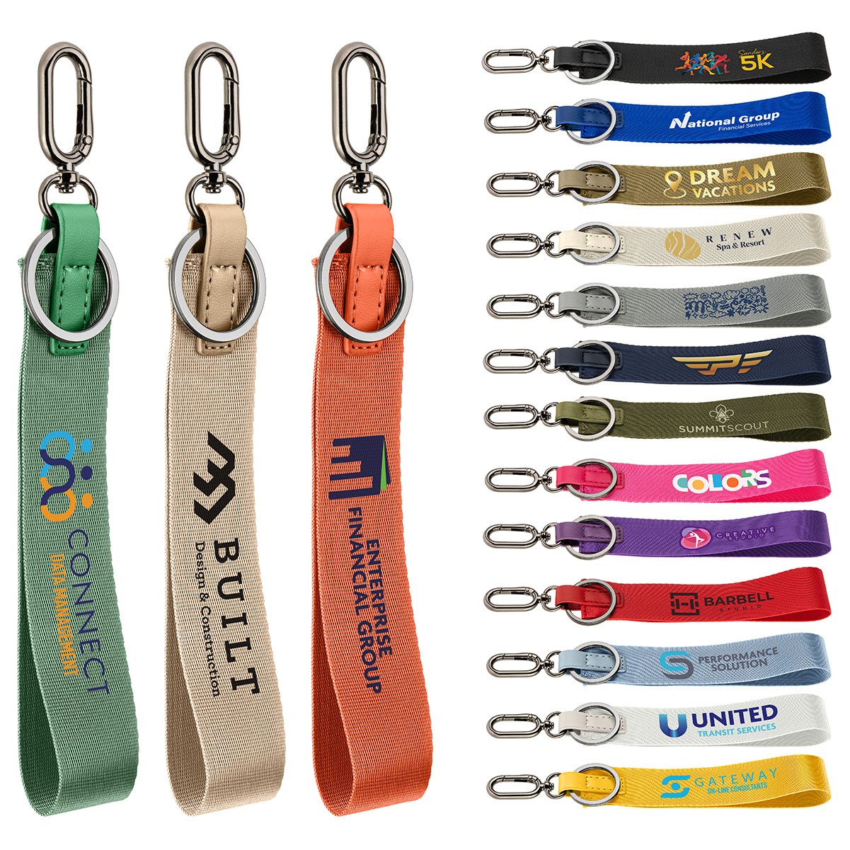 Never Lost Keychain With Strap
