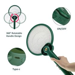 Foldable Mosquito Control Racket with Household Creativity