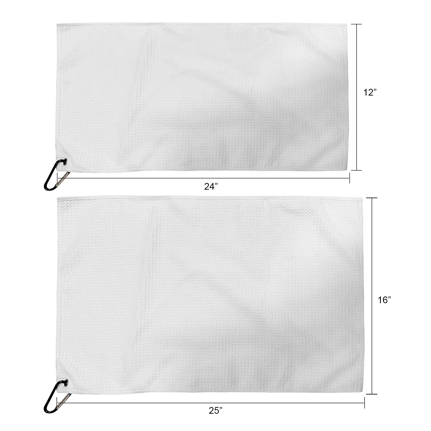 Free Shipping Full Color 400gsm Waffle Golf Towel 61